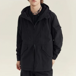 Loose Casual Hooded Versatile Windproof and Waterproof Jacket